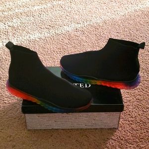 WOMENS RAINBOW MULTICOLOR SNEAKERS